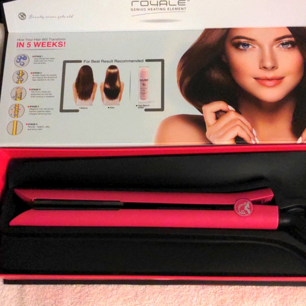 Royale Pink Hair Straightener